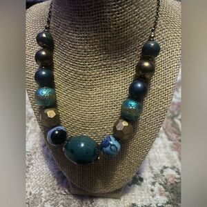 Chunky Multi Color Beaded Necklace
